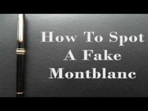 how to spot fake mont blanc bag